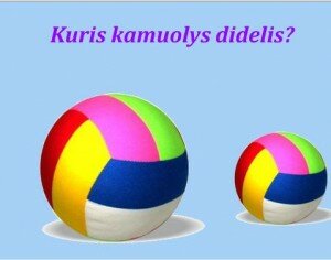 Dideli ir maži žaislai